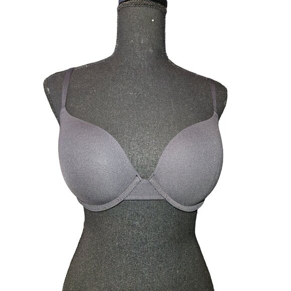 Skims Womens Black 32DD Padded Underwire Bra Adjustable Straps - Picture 4 of 11